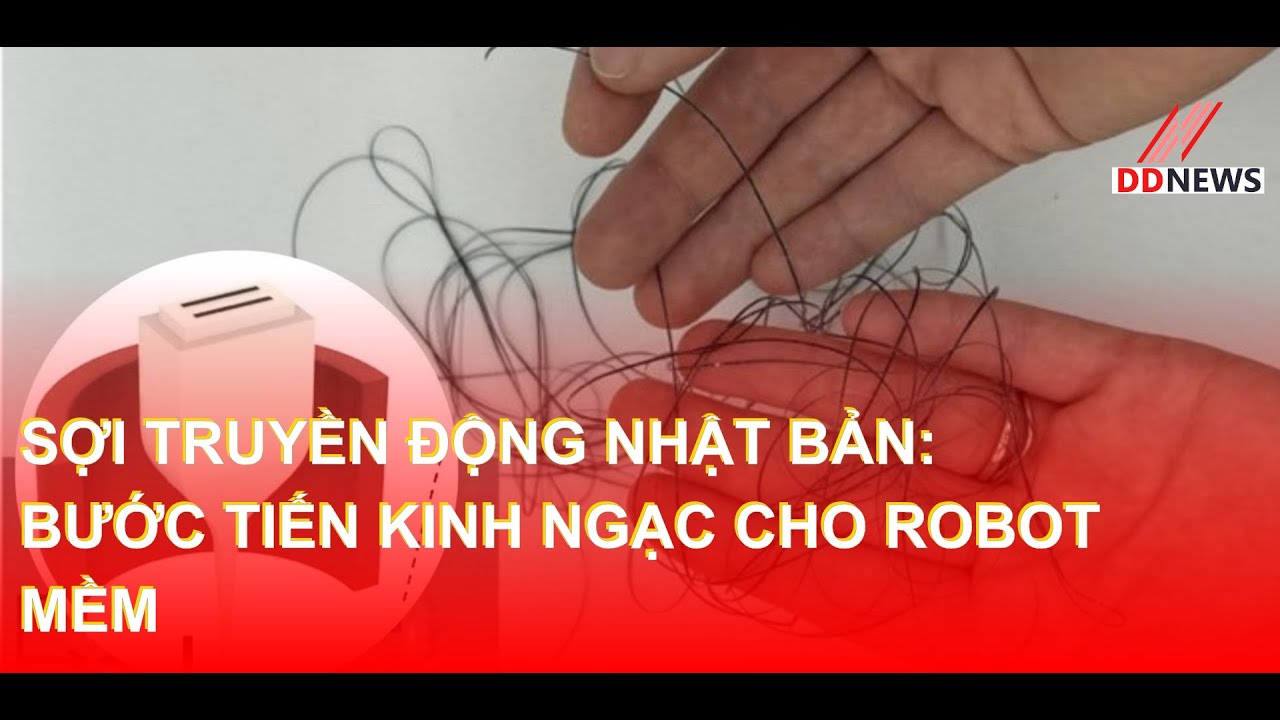 Sợi truyền động Nhật Bản: Bước tiến kinh ngạc cho Robot mềm | DDN tổng hợp #congnghe