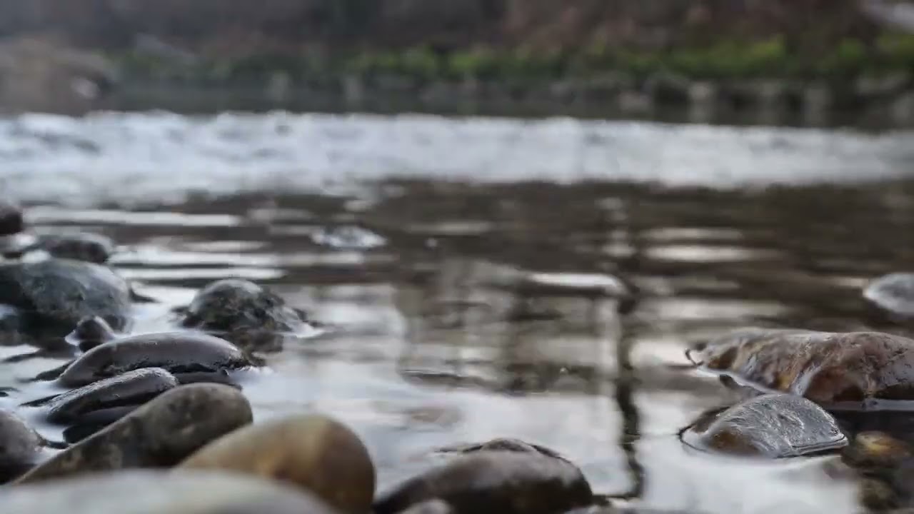 10 Hour Mountain River Sounds - Calming Water Ambience for Better Sleep & Meditation