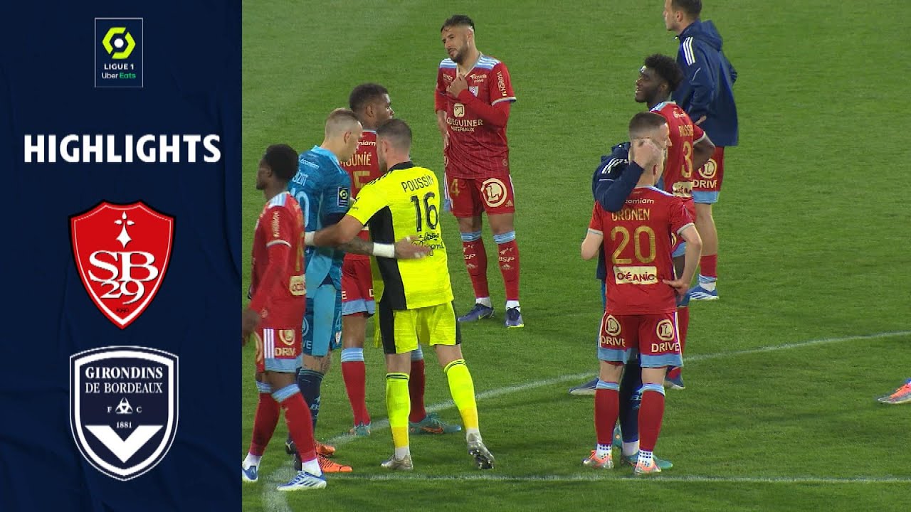 STADE BRESTOIS 29 - FC GIRONDINS DE BORDEAUX (2 - 4) - Highlights - (SB29 - GdB) / 2021-2022