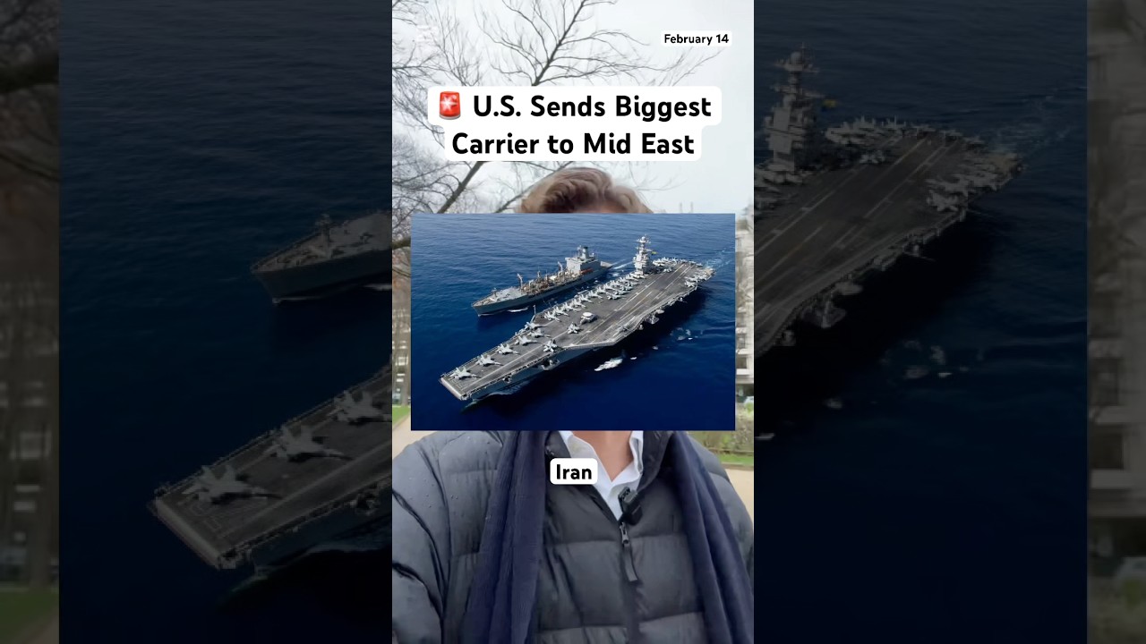 #США отправляют авианосец USS Ford на Ближний Восток | Два авианосца развернуты вблизи #Ирана #во...