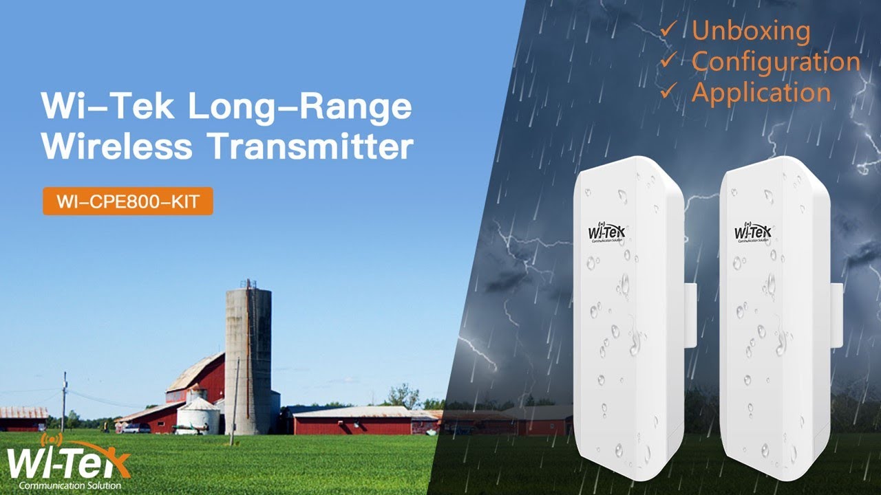Long-Range Wireless Transmitter for CCTV