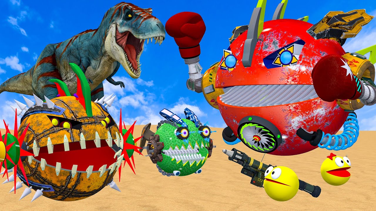 MS PACMAN uses energy drink for RED PACMAN to defeat MONSTER PACMAN IN POKEMON 