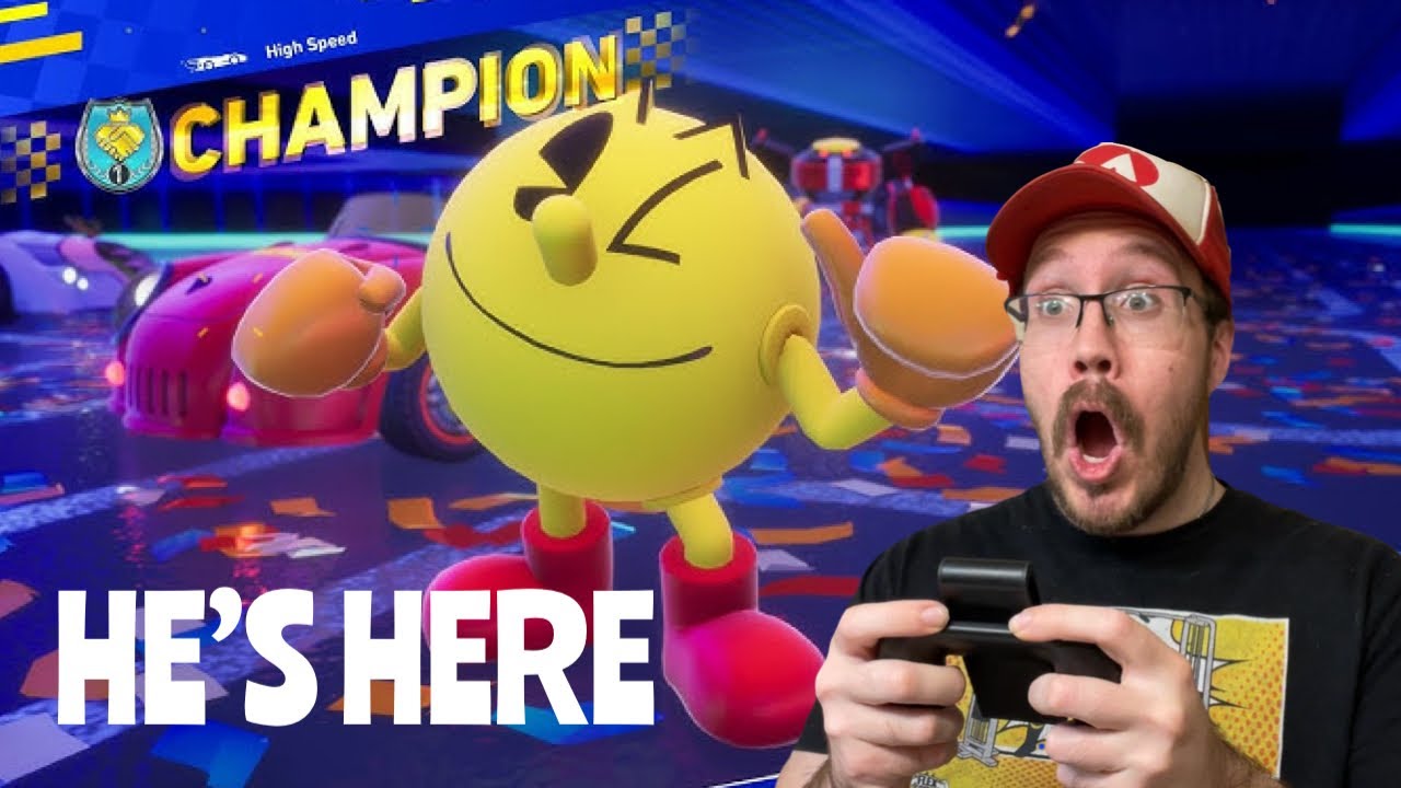 Pac-Man has arrived to Sonic Racing Crossworlds!!! 