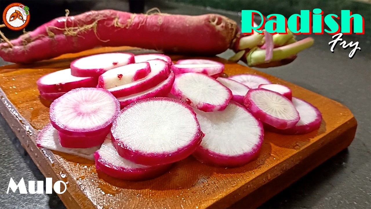 Radish Fry | Mulo Bhaja | Mooli Fry | Mooli ki Sabji | Easy Radish Recipe