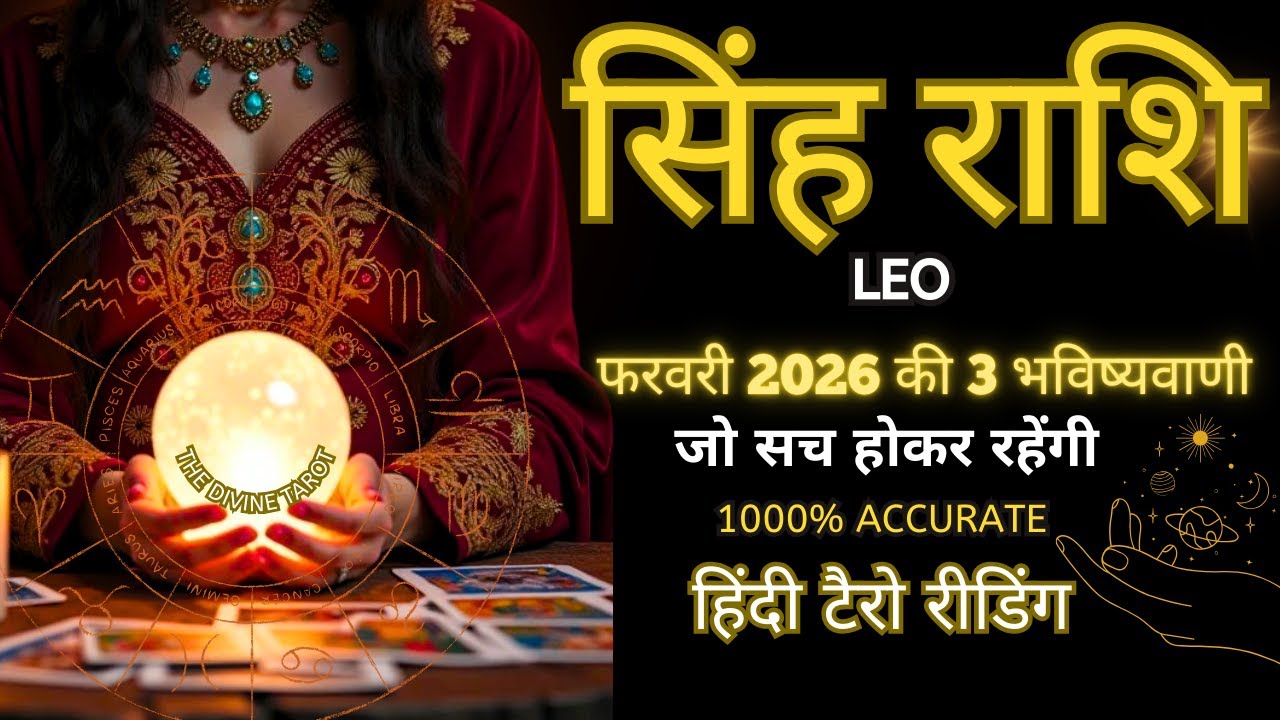 ♌ सिंह • LEO ✨फरवरी 2026 की 3 भविष्यवाणी जो सच होकर रहेंगी | HINDI TAROT | FEBRUARY 2026