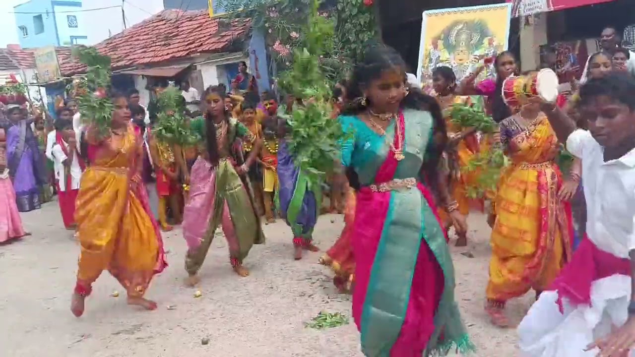 SVB High School bonalu fest in kodimial..