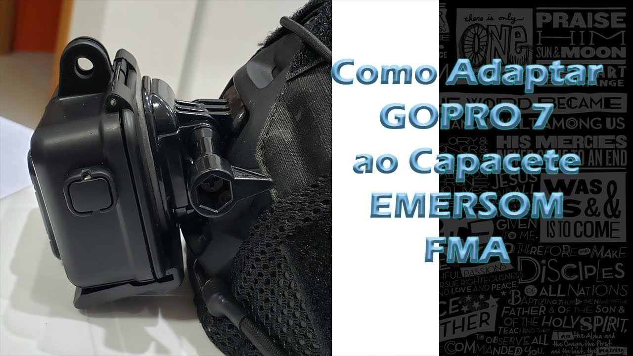 Airsoft NOoB - Como Adaptar GoPro ao Capacete FMA/EMERSON