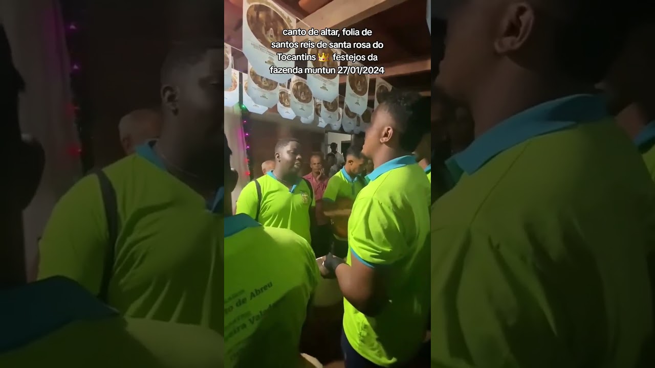 Canto de altar folia de Santos Reis de Santa Rosa do Tocantins 2024.