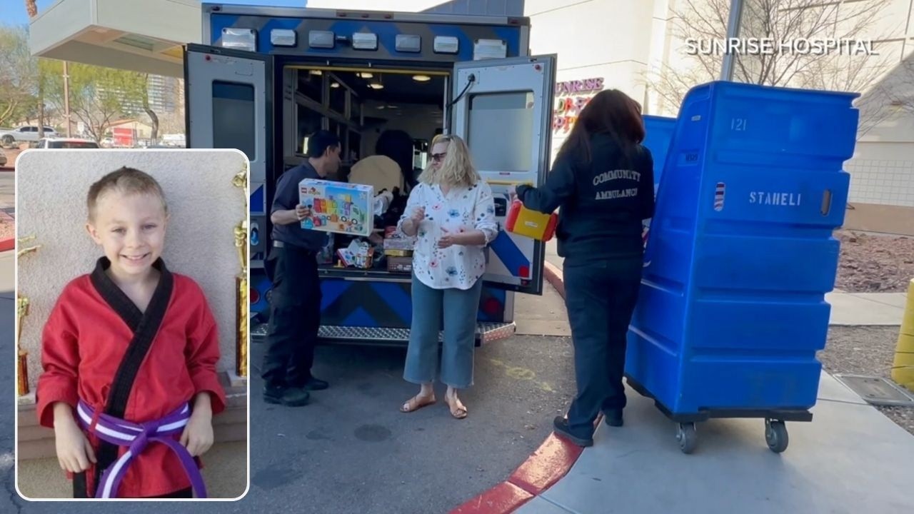 Toy drive honors memory of Las Vegas student killed while crossing the street