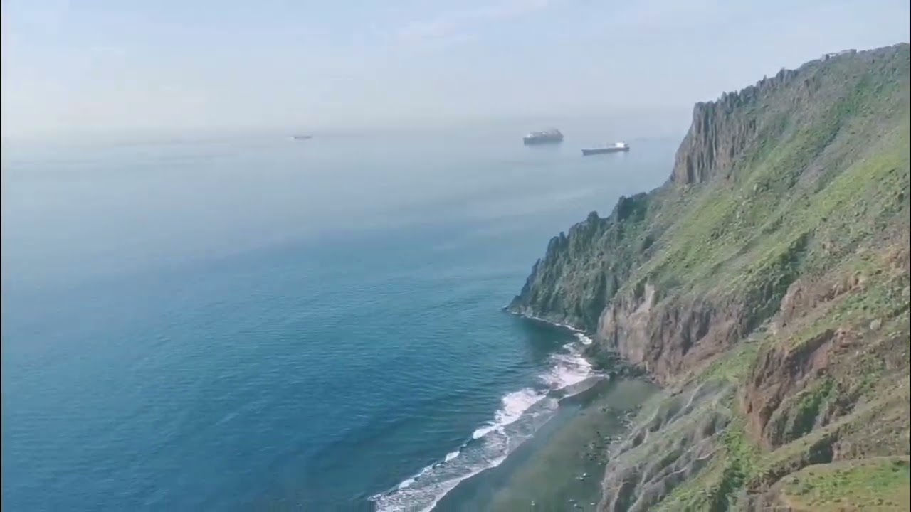 Carretera hacia Igueste de San Andrés. Tenerife 