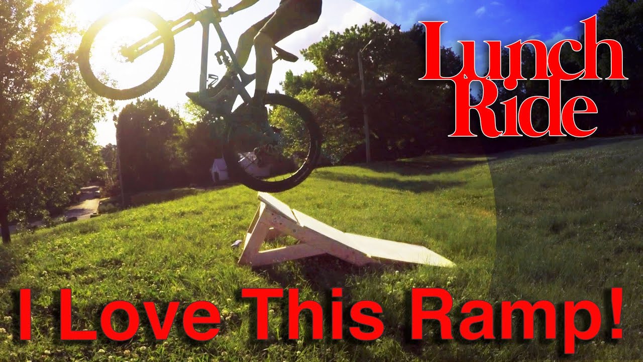 How to Build a Sturdy Adjustable MTB Kicker Ramp that Folds Flat for Storage.