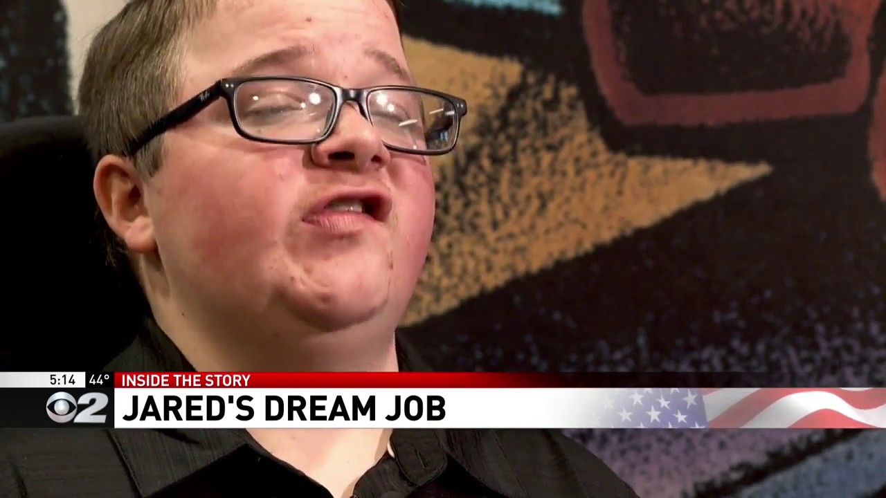Inside the Story: Man living with muscular dystrophy gets to work in dream job