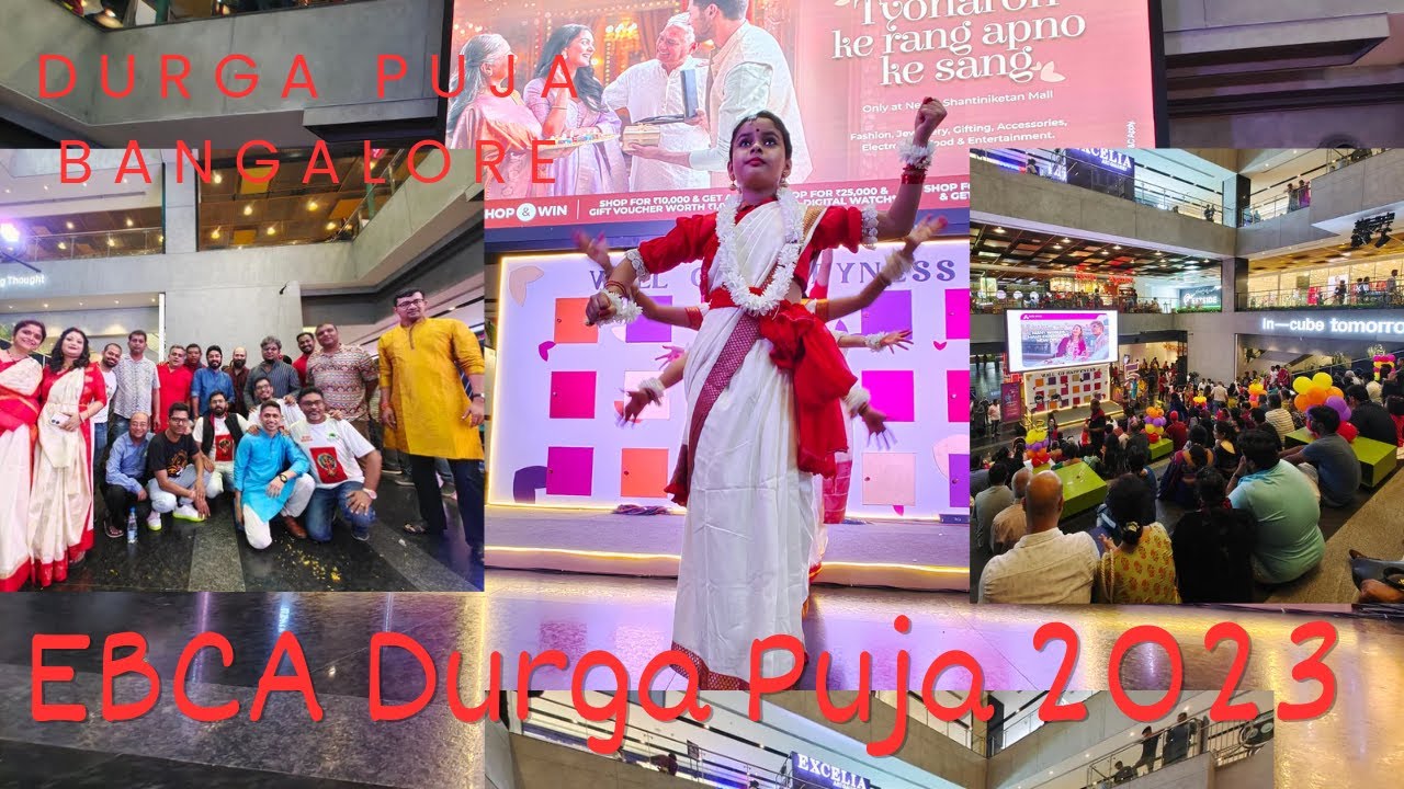 EBCA Pre Durga Puja Celebrations I Best Durga Puja Bangalore I EBCA Bangalore Durga Puja 2023 Guide