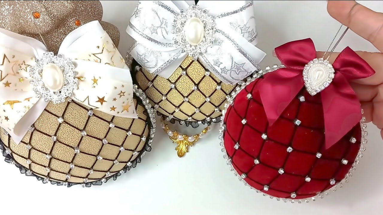 Новогодние игрушки очень интересный способ #Marine_DIY_Guloyan