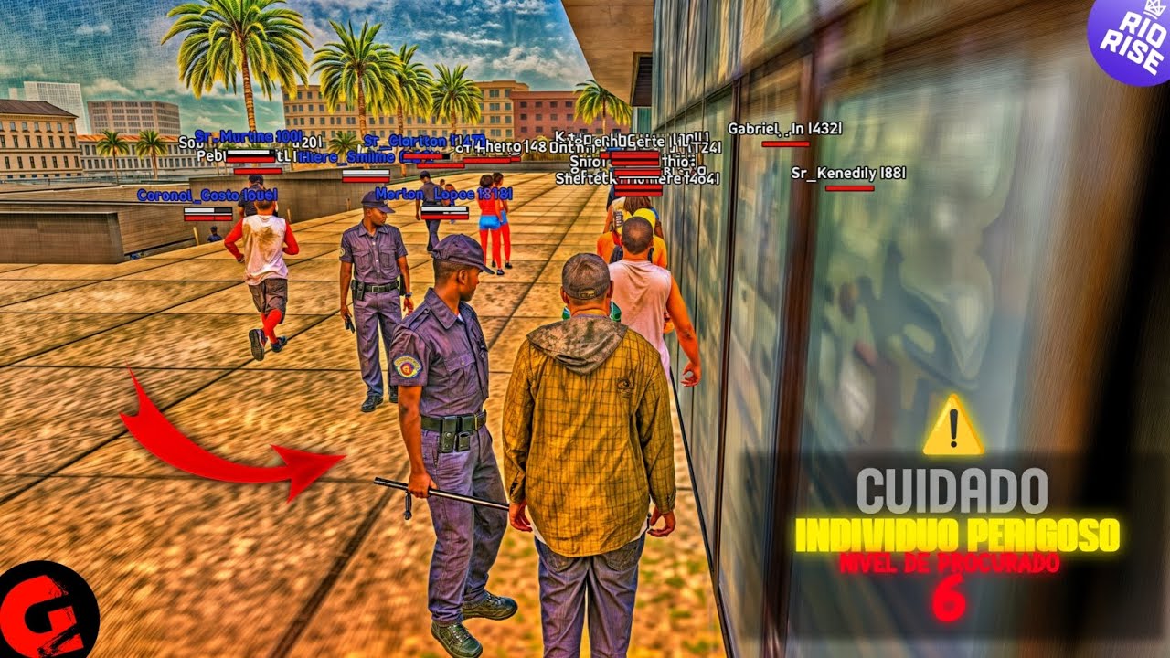 Comecei Uma PERSEGUIÇÃO Contra a POLÍCIA FEDERAL No RIO RISE ROLEPLAY ( O FILME )