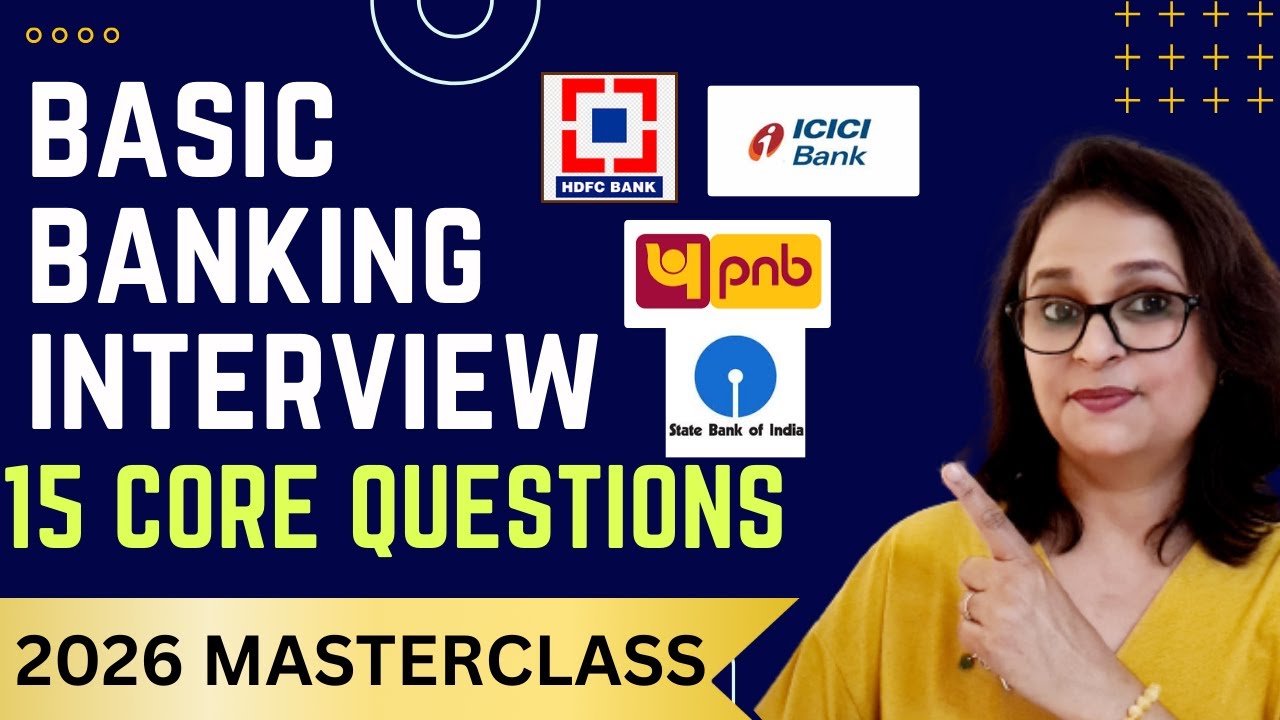 Bank Interview Questions & Answers for Freshers ✅| Private & Public Bank Basic Interview Questions |