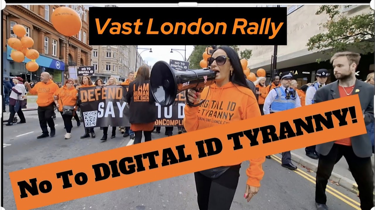 MassNonCompliance - NO to DIGITAL ID! - LONDON #together  #NoDigitalID​ #stopbiggovernment​ 