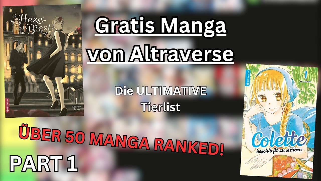 Gratis Manga von Altraverse zum MANGA DAY || Tierlist mit @NaniSt  || Teil 1