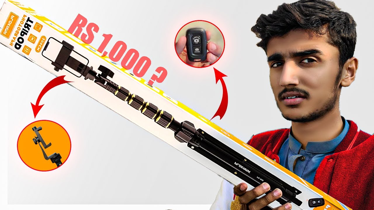 Best Budget All In One Tripod Stand (Plokama PK-998) With Remote | Best Tripod Stand for Creators!