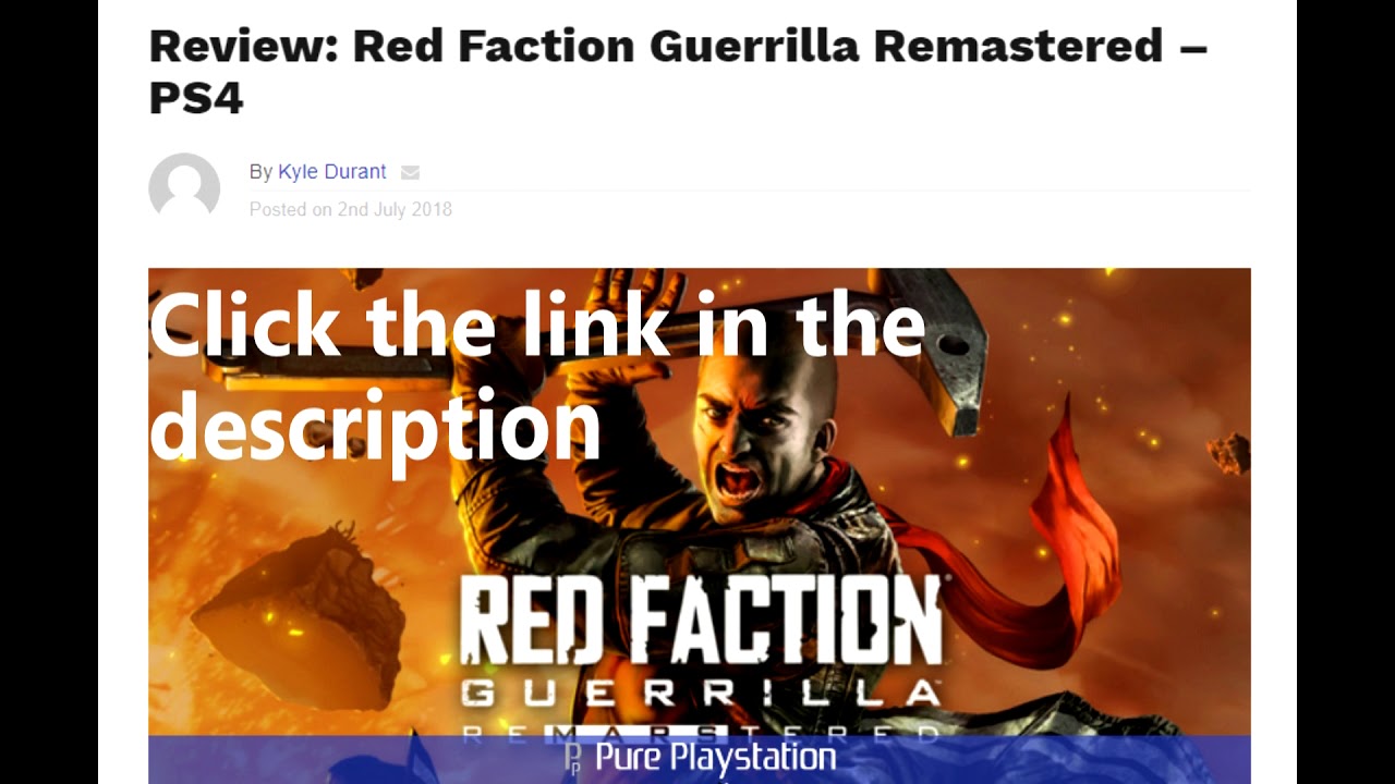 GOODKyle's Red Faction Guerrilla Remastered Review [Article]