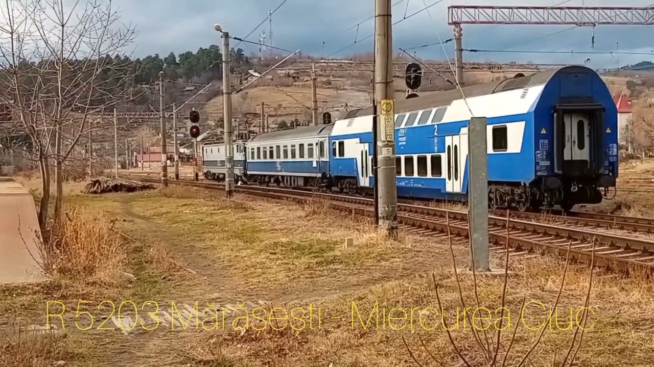 Activitate feroviară în gara Comănești (23.12.2023 - 20.01.2024)