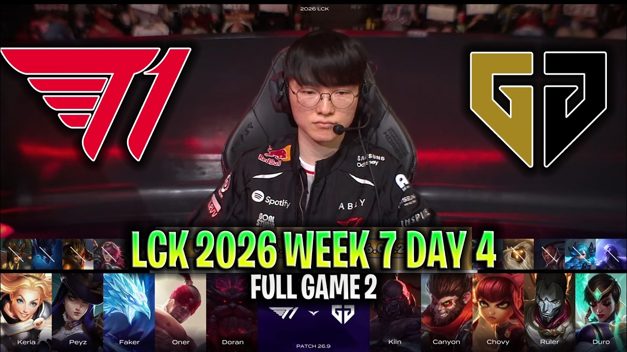 T1 vs GEN GAME 2 LCK 2026 W7D4 | FULL GAME | T1 vs GENG ESPORTS G2 LCK 2026