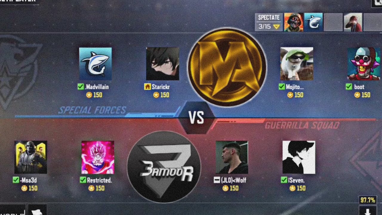 Team Moro Against team 3amoor /   سكريم مورو ضد عمور