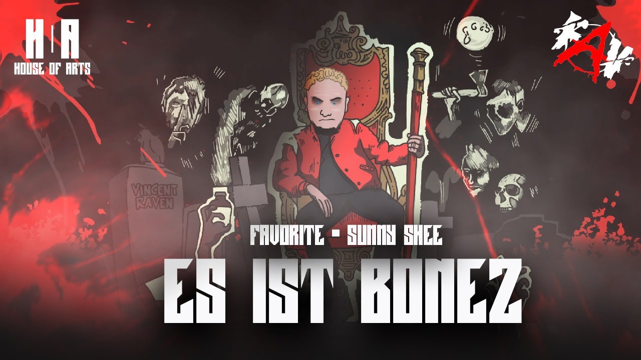 FAVORITE - ES IST BONEZ 💀 FEAT. SUNNY SHEE (OFFICIAL LYRICS VIDEO)