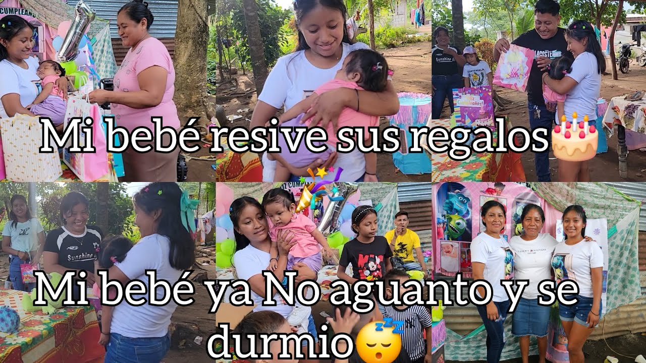 🔴Noé Y Toñita🎂pasarón a darle su regalo a mi bebé pero ella ya no aguanto y quedo dormida😴😱🥳