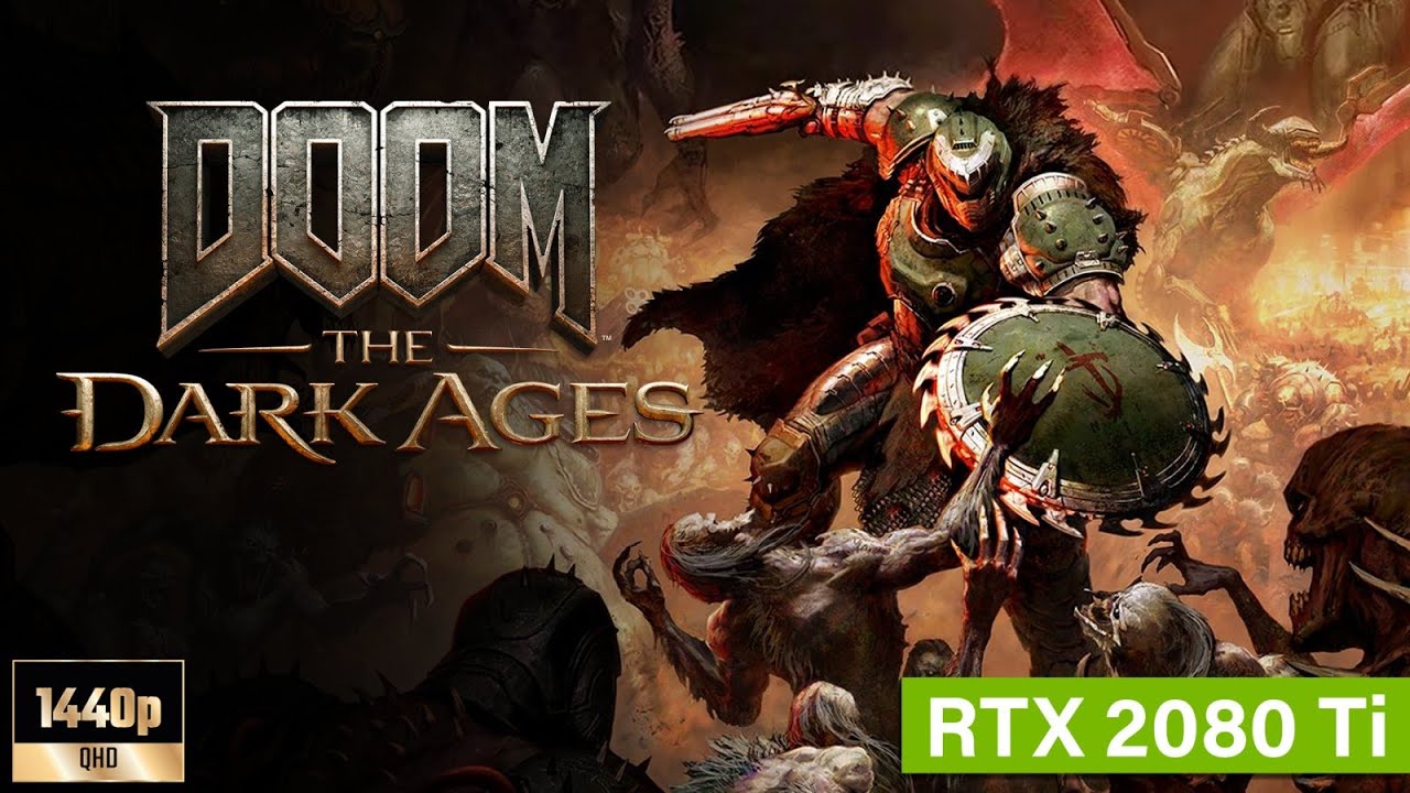 DOOM: The Dark Ages Начало игры (1440, DLSS Quality, Nightmire) GeForce RTX 2080 Ti