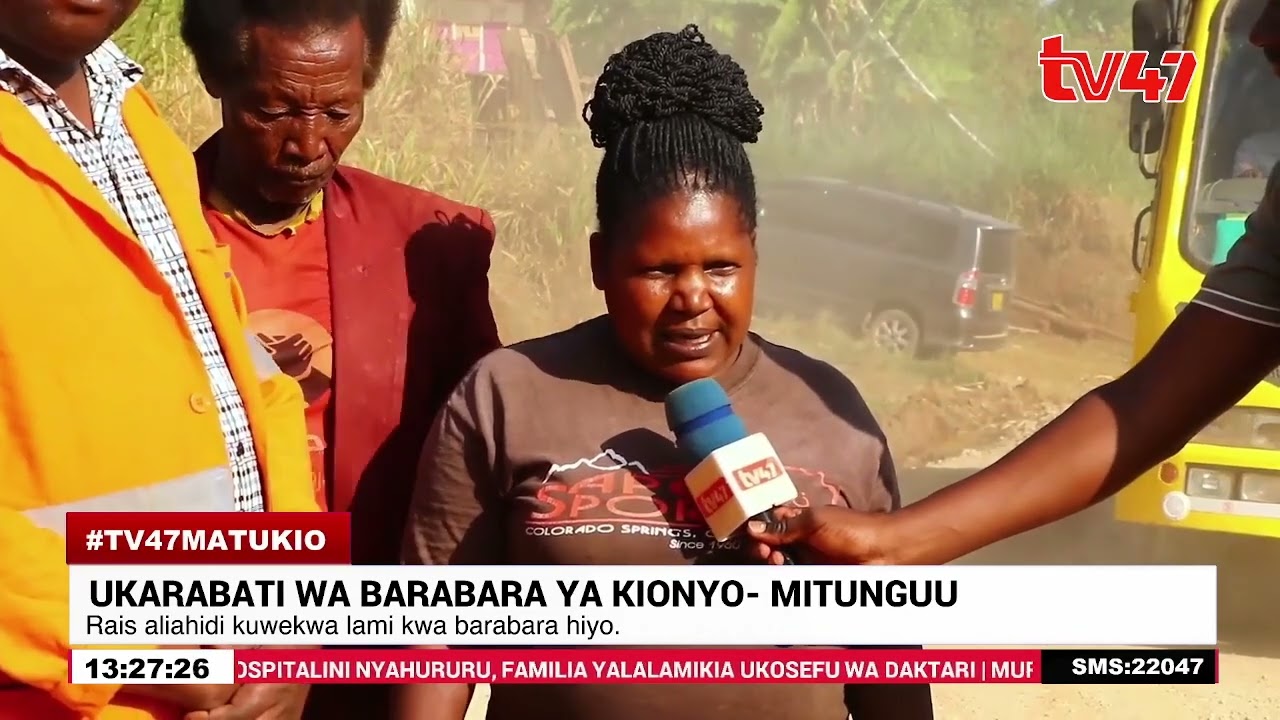 Ukarabati wa barabara ya kionyo- Mitunguu
