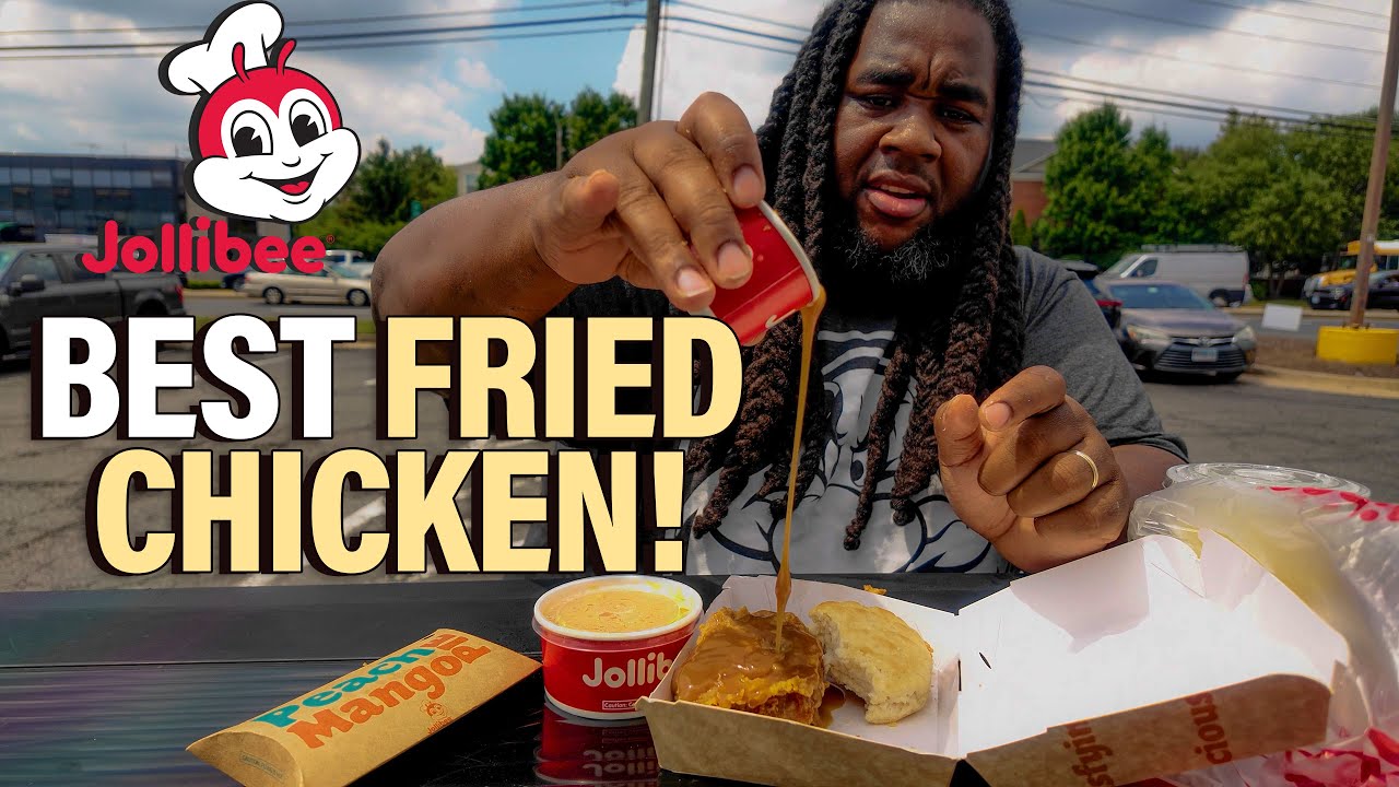 🍗 Trying Jollibee for the First Time | BEST Fried Chicken Ever?! 🤯