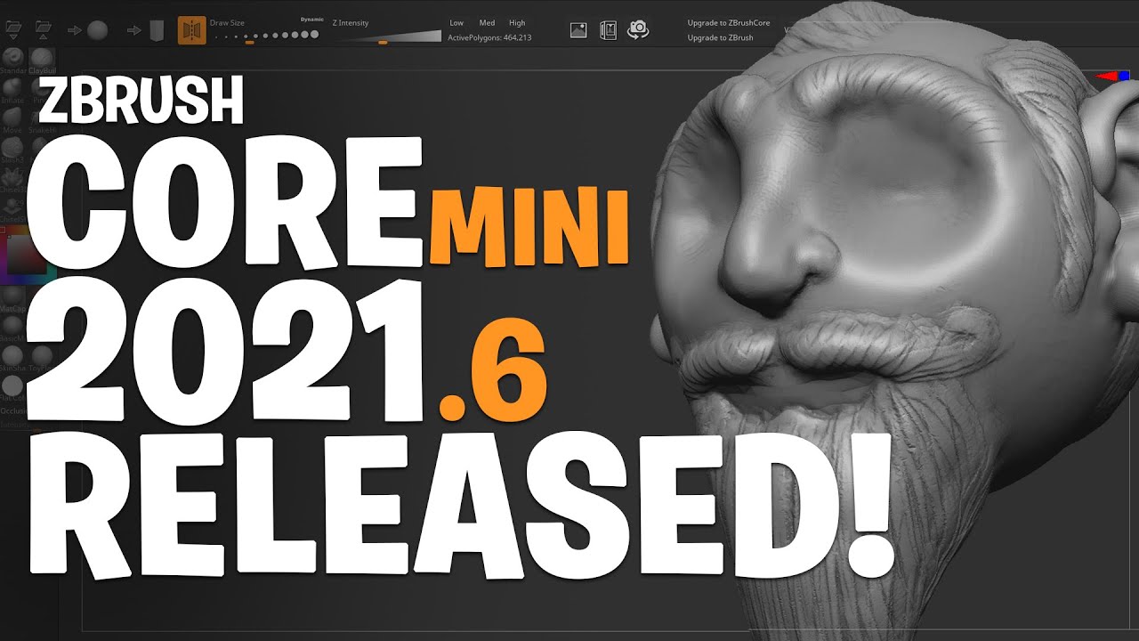 ZBRUSH CORE Mini 2021.6 RELEASED!