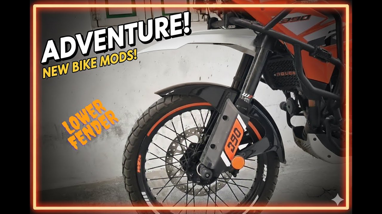 Lower Fender for KTM 390 S ADV!!! First on You tube!!! Looks Great....