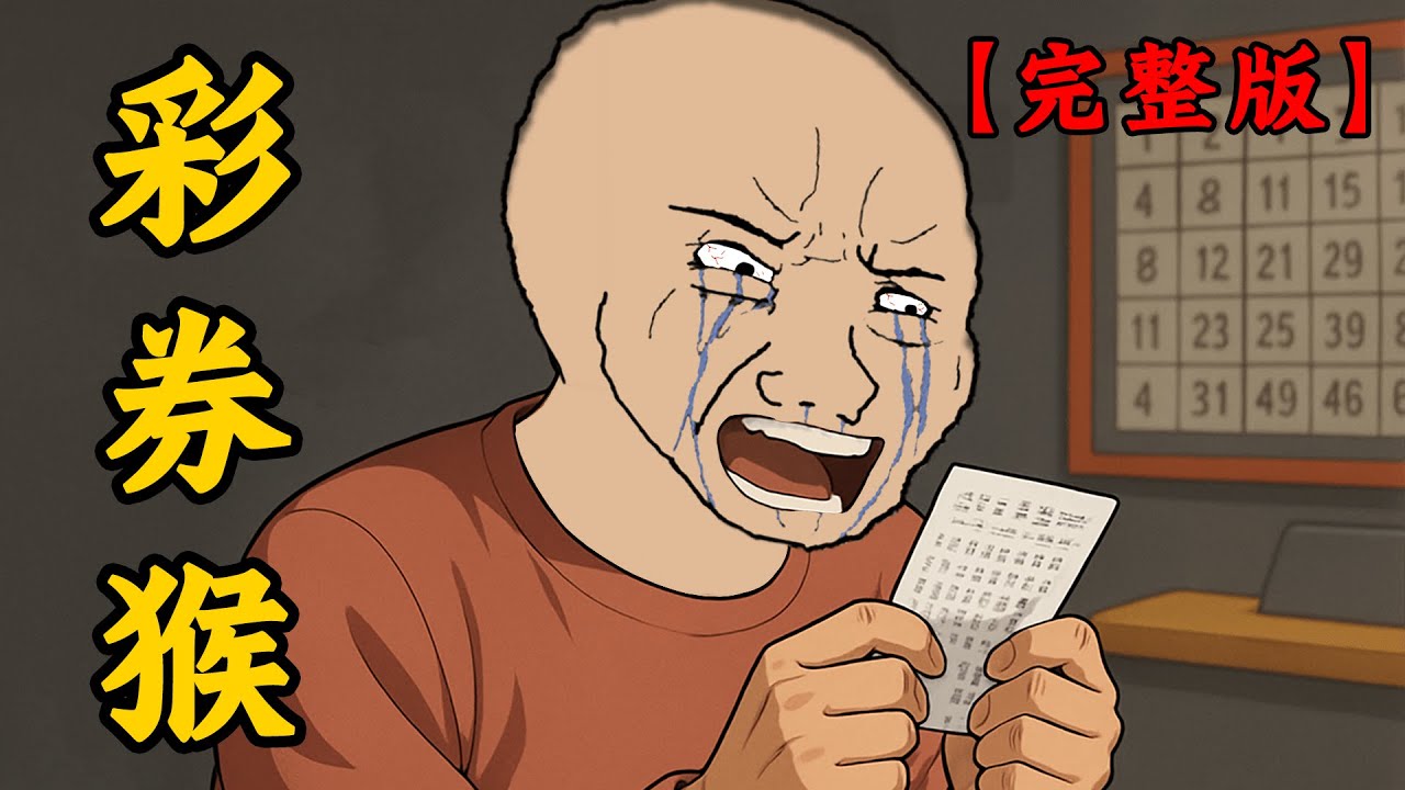 打工人中1800萬彩券【完整版】，終於看清了身邊的是人還是鬼 | Wojak | 動畫 | 中獎 | 彩票 | 工作