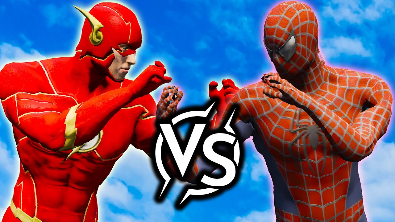 Team Flash vs Team Spider-Man ⚡💥 Epic Superhero Battle!