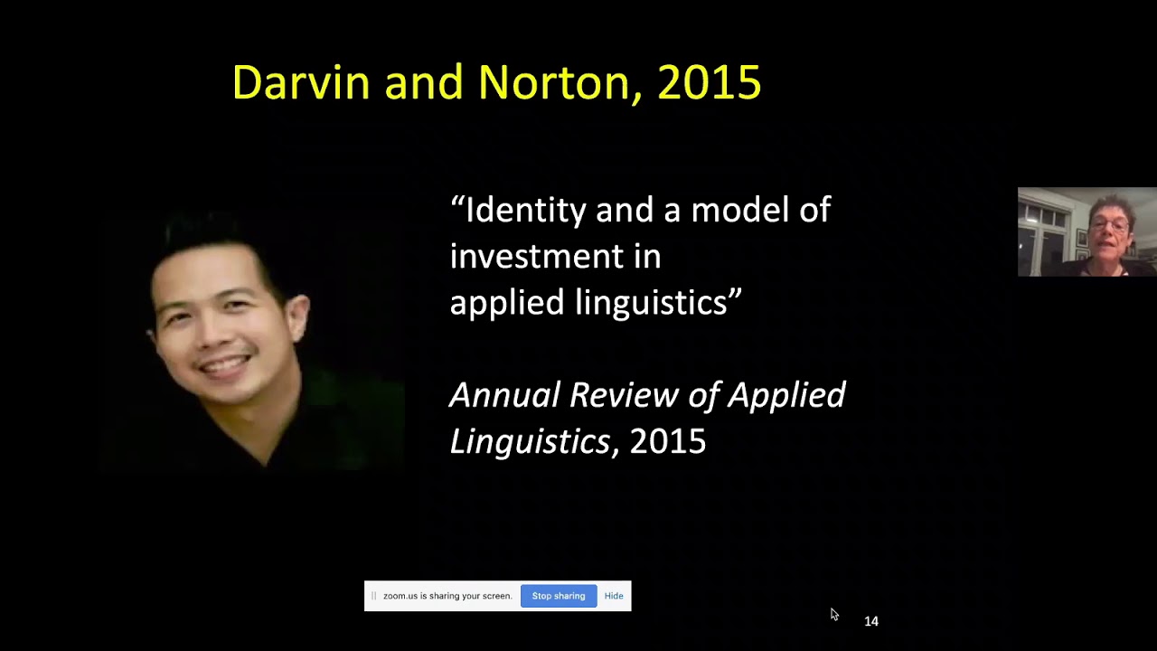 Identity, investment, and digital storytelling for a multilingual future by professor Bonny Norton