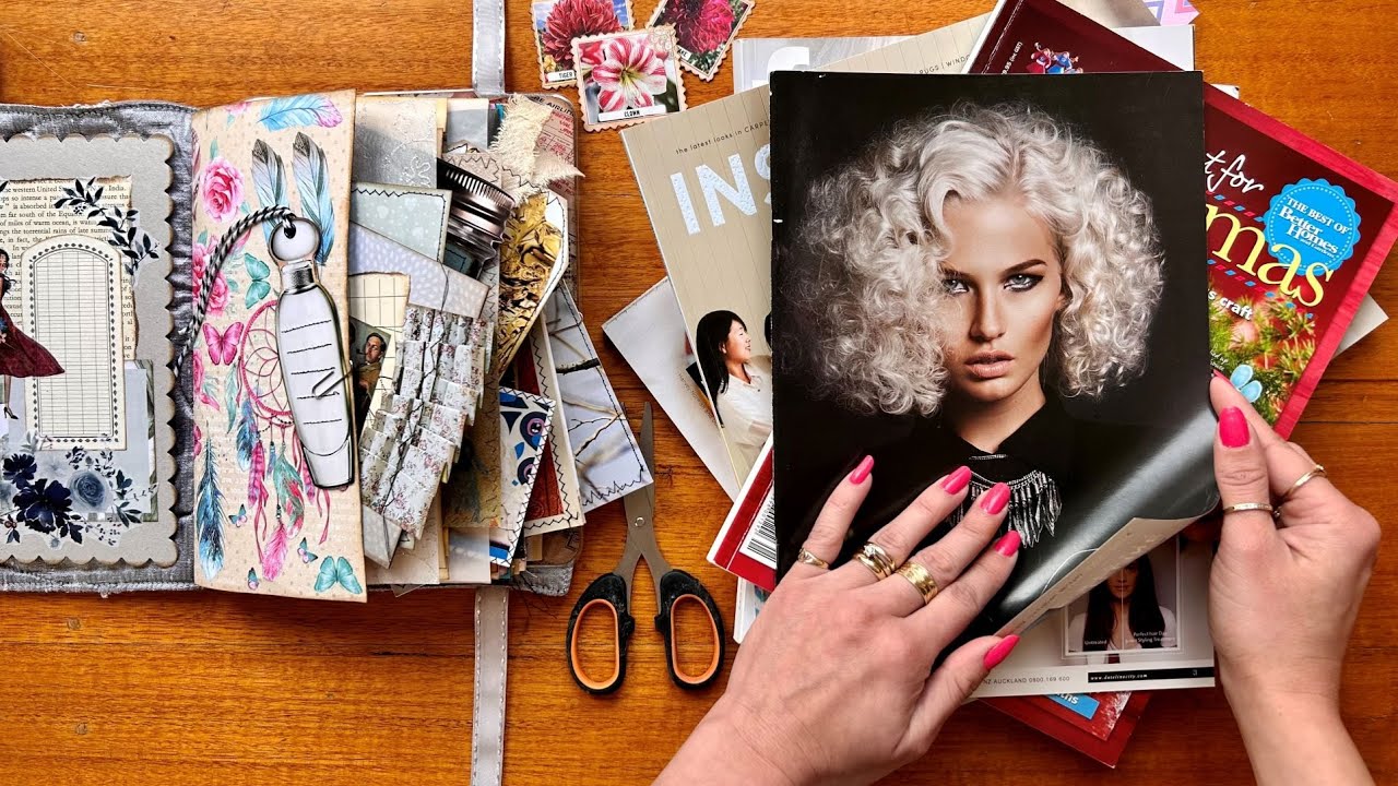 Using Magazine Images ONLY to Embellish an ENTIRE Journal