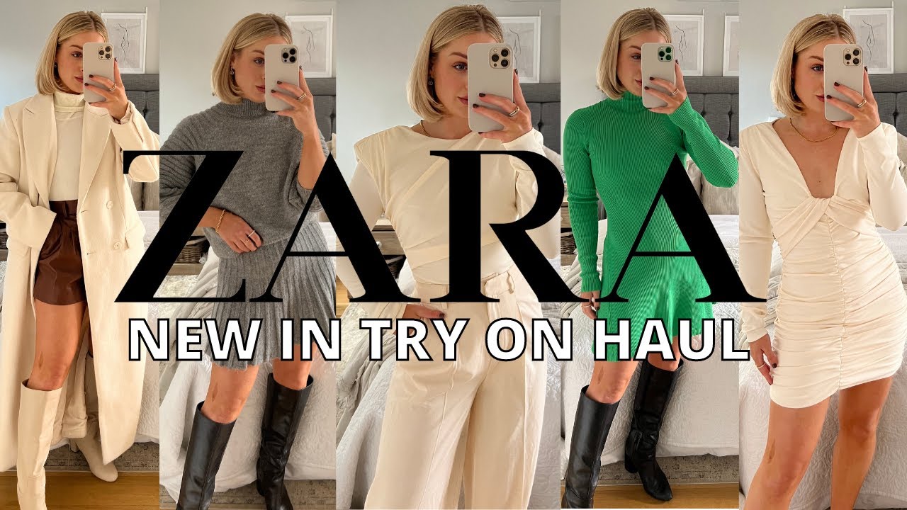 ZARA NEW IN TRY ON HAUL | DAY & NIGHT LOOKS