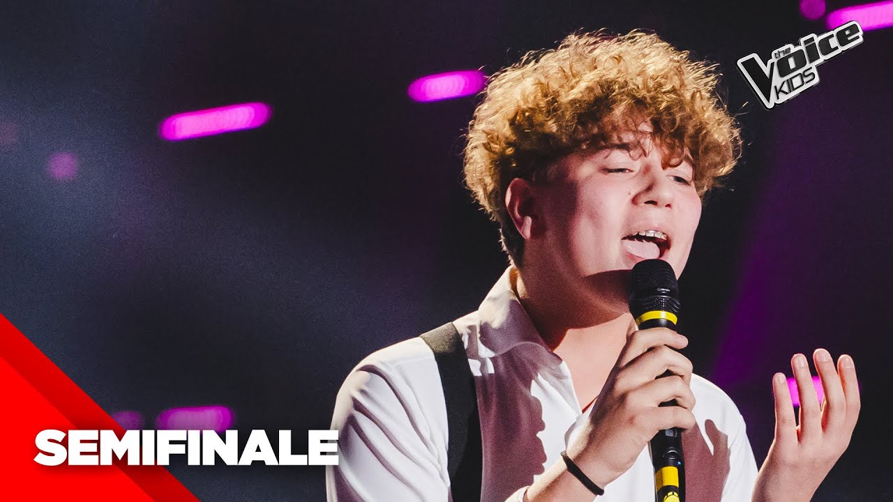 Un Niccolò romantico per “Poetica” di Cesare Cremonini | The Voice Kids 3 Semifinale