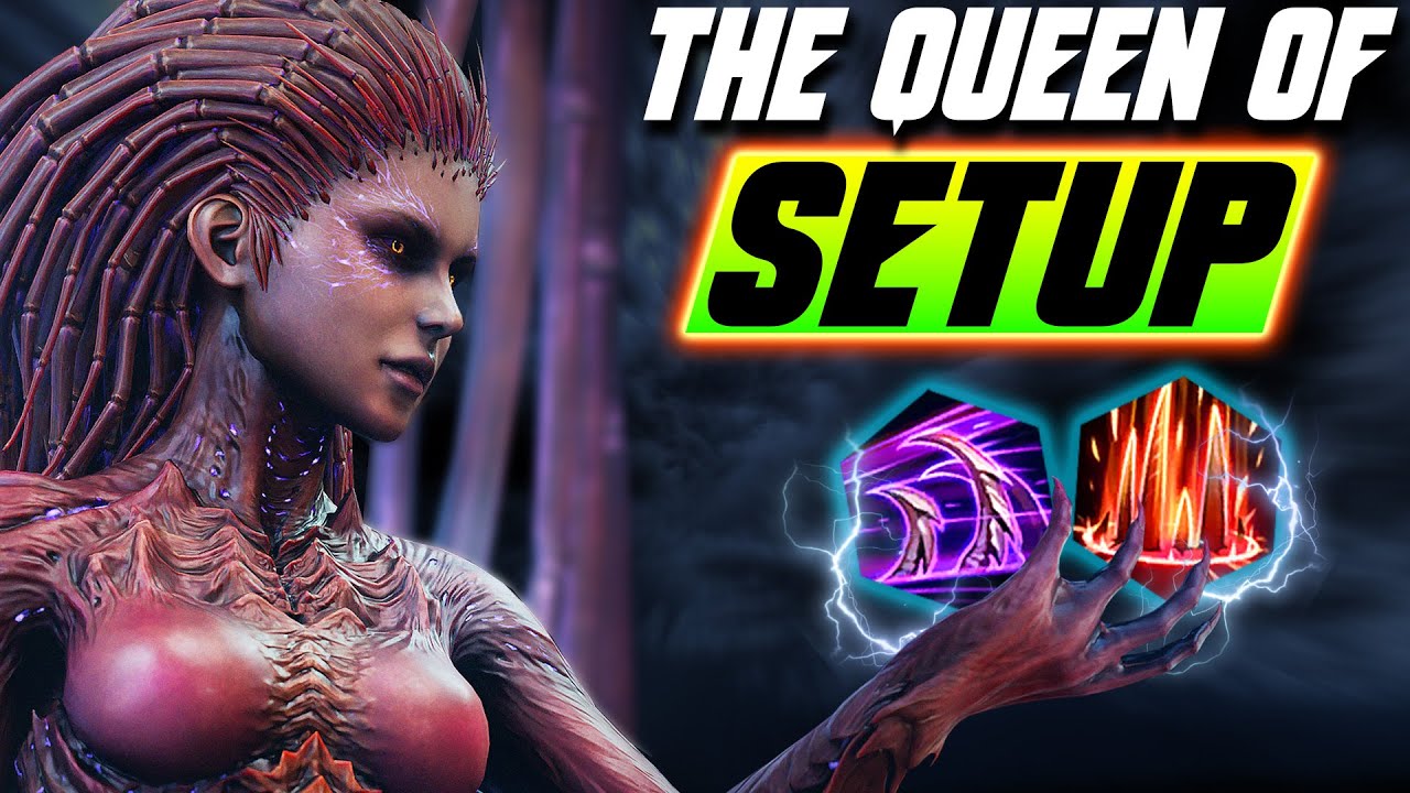 Керриган: КОРОЛЕВА ПОДСТАВОК! - HotS - Grubby