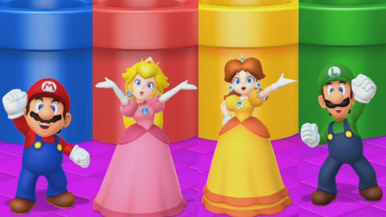 Mario Party 10 - All Characters - Coin Challenge