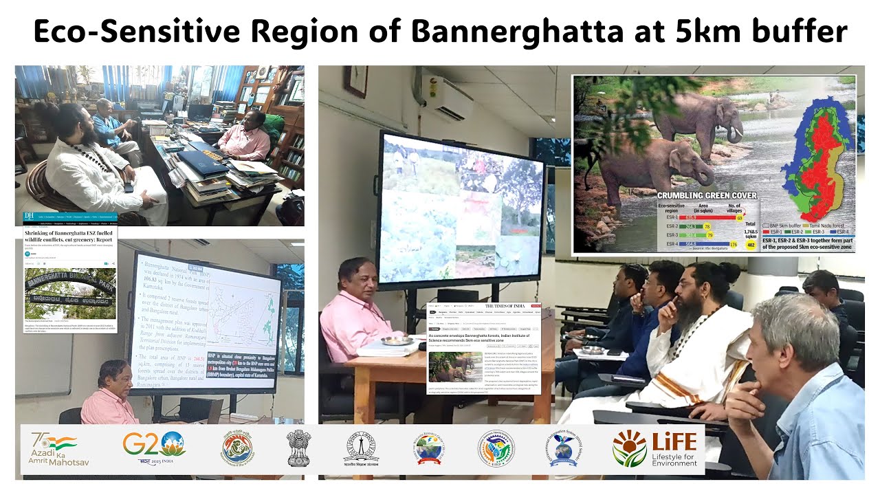 Eco-Sensitive Region of Bannerghatta 5km buffer | IISc | TV Ramachandra