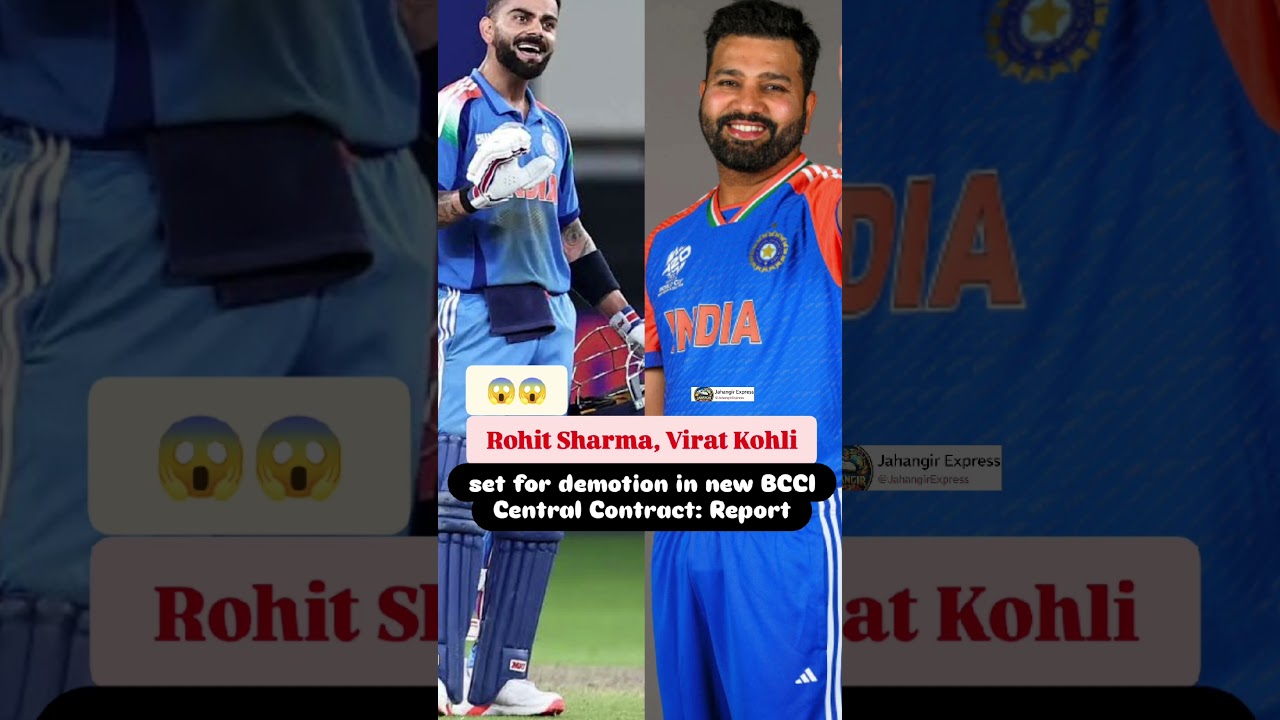 Rohit Sharma Virat Kohli set for demotion in new BCCI Central Contract #rohitsharma #viratkohli
