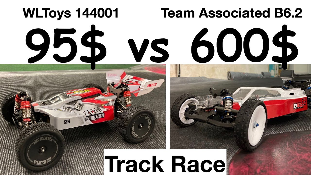 WLToys 144001 vs. Team Associated B6.2 - RC Race 🏁