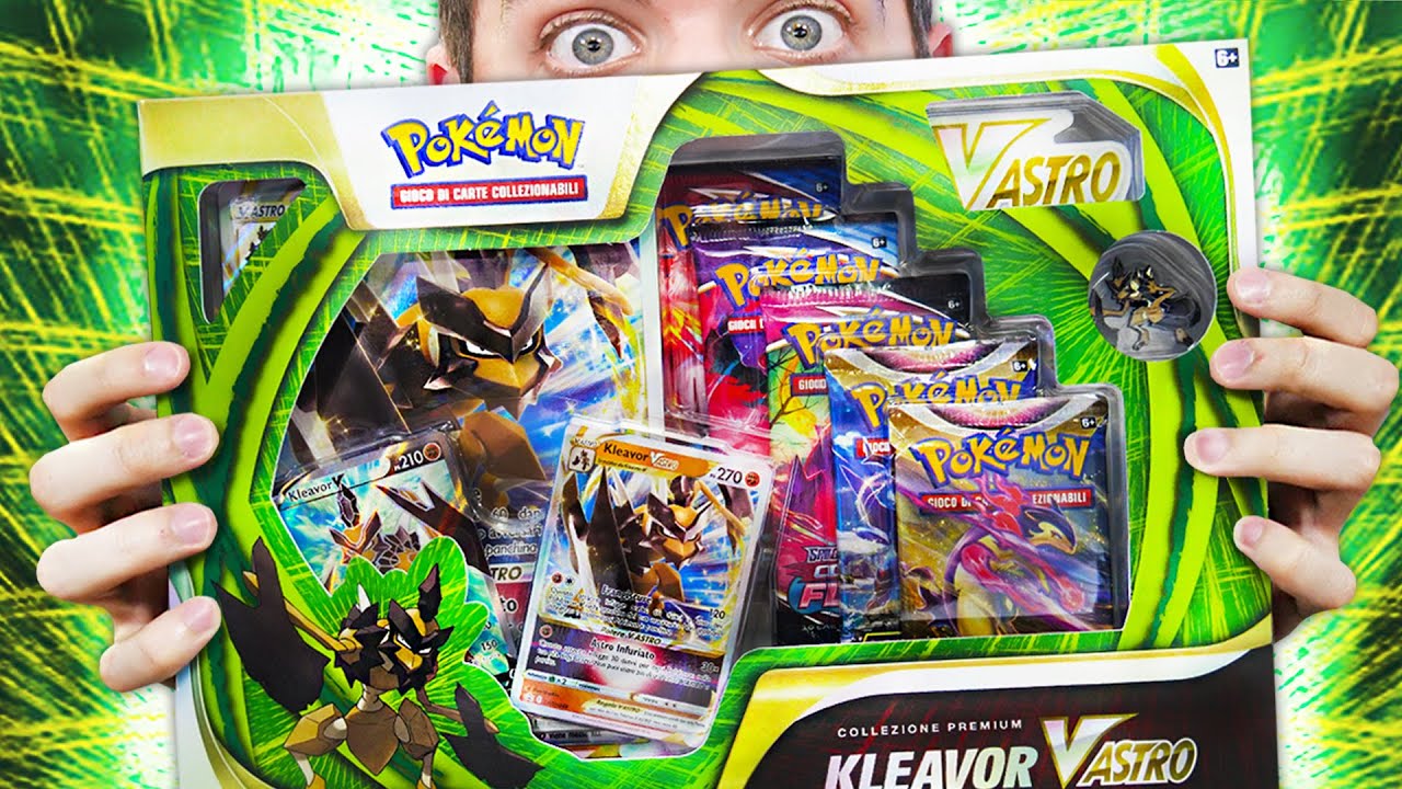 APRO LA NUOVA COLLEZIONE PREMIUM DI KLEAVOR-V ASTRO! - Pokemon TCG Collezione Kleavor-V Astro!
