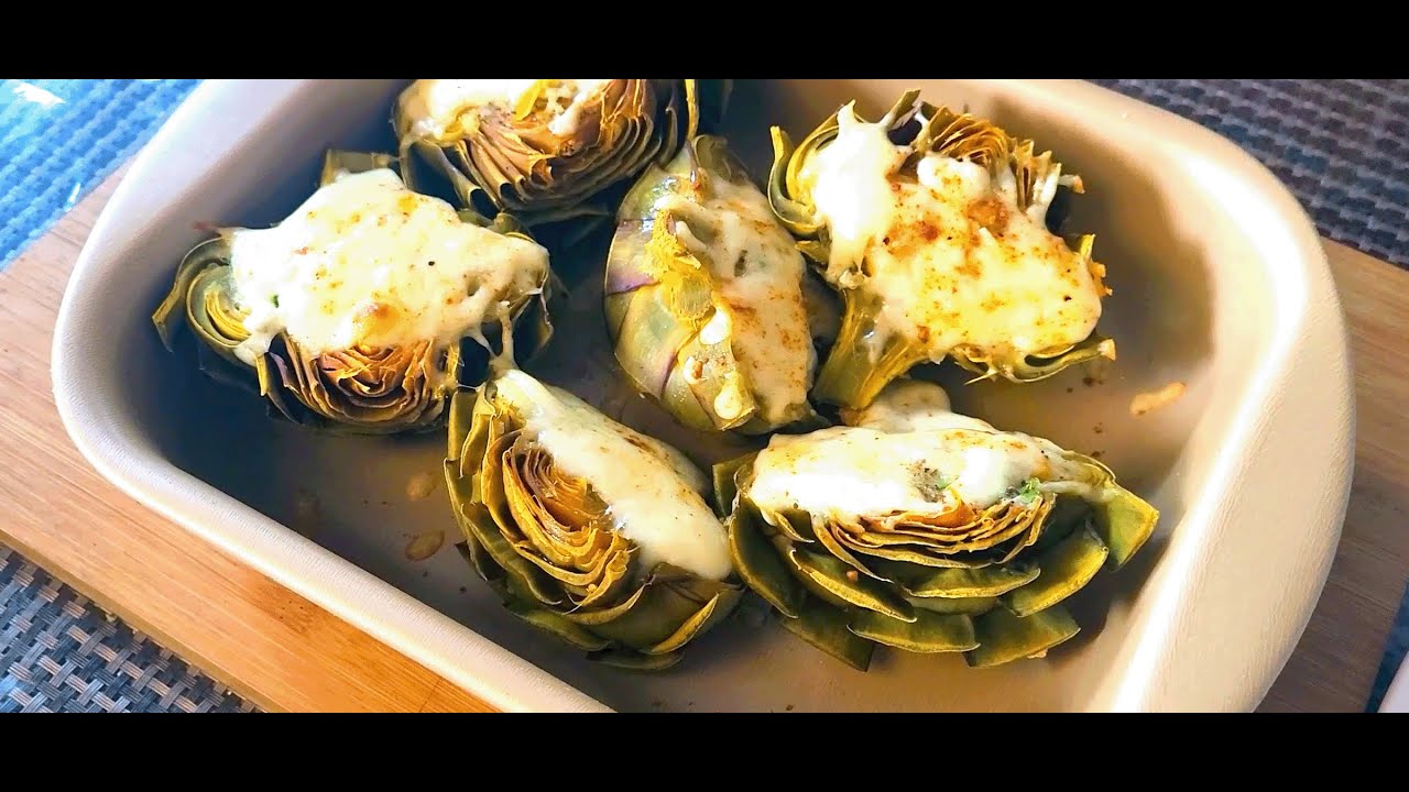 ALCACHOFRA RECHEADA GRATINADA ✅ AJUDA NA GORDURA DO FIGADO E PERDA DE PESO