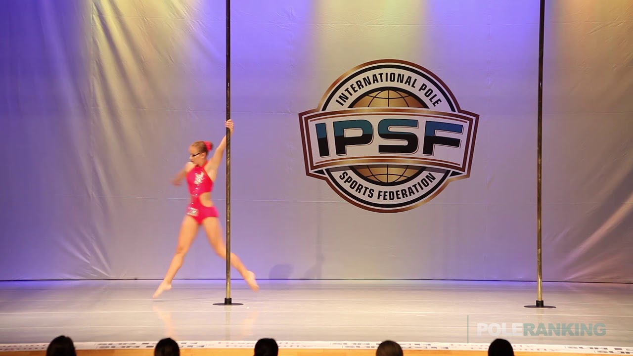 Novice Girls Alicja Jaruk of Poland - IPSF World Pole Sports Championships 2018