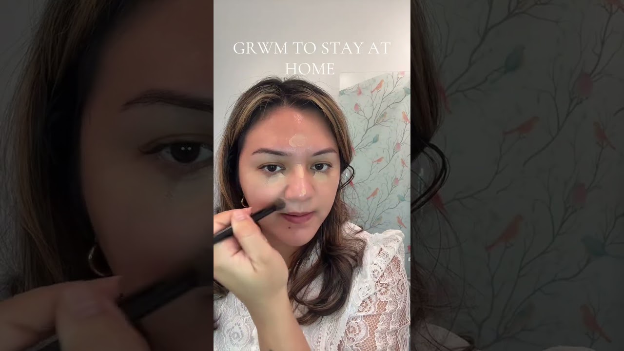GRWM (собираемся остаться дома) asmr (мягкий голос на английском)