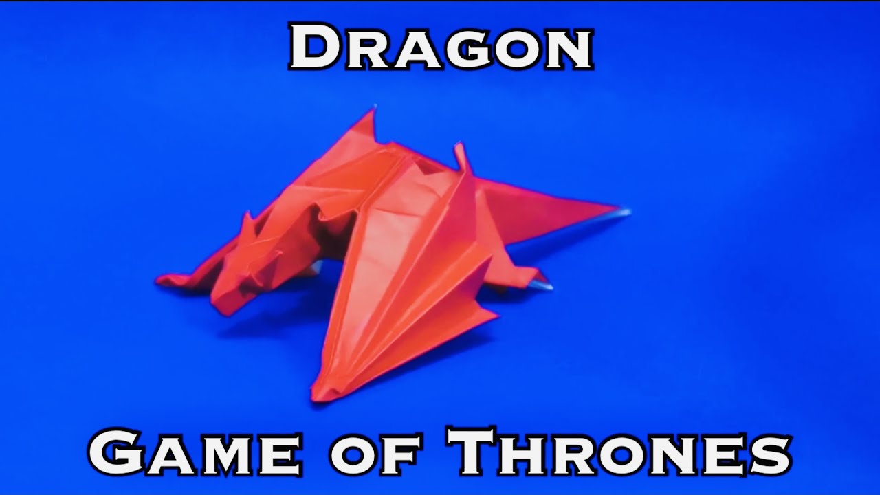 How to make origami Dragon Game of Thrones tutorial